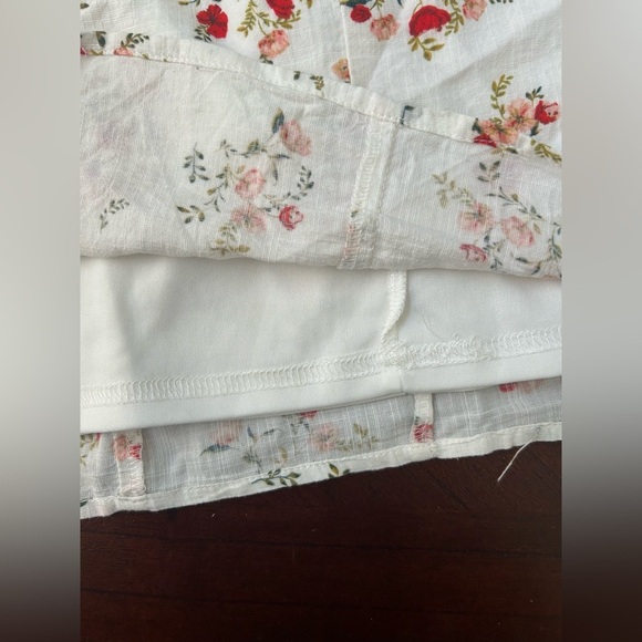 HAVANA Floral White Skirt SIZE S - Picture 5 of 6
